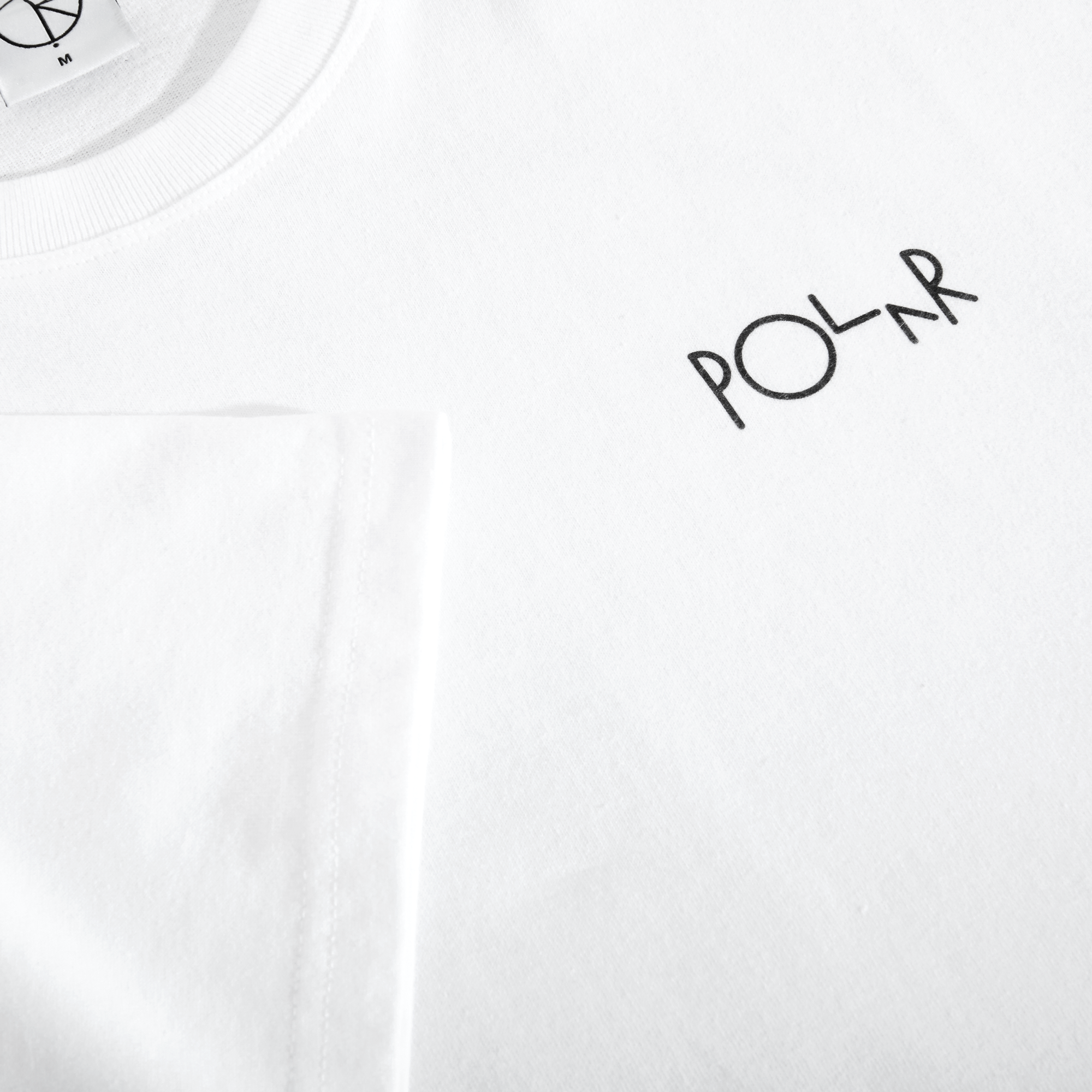 polar-skate-co-stroke-logo-t-shirt-wei-240-gsm-baumwolle-regular-fit image 3
