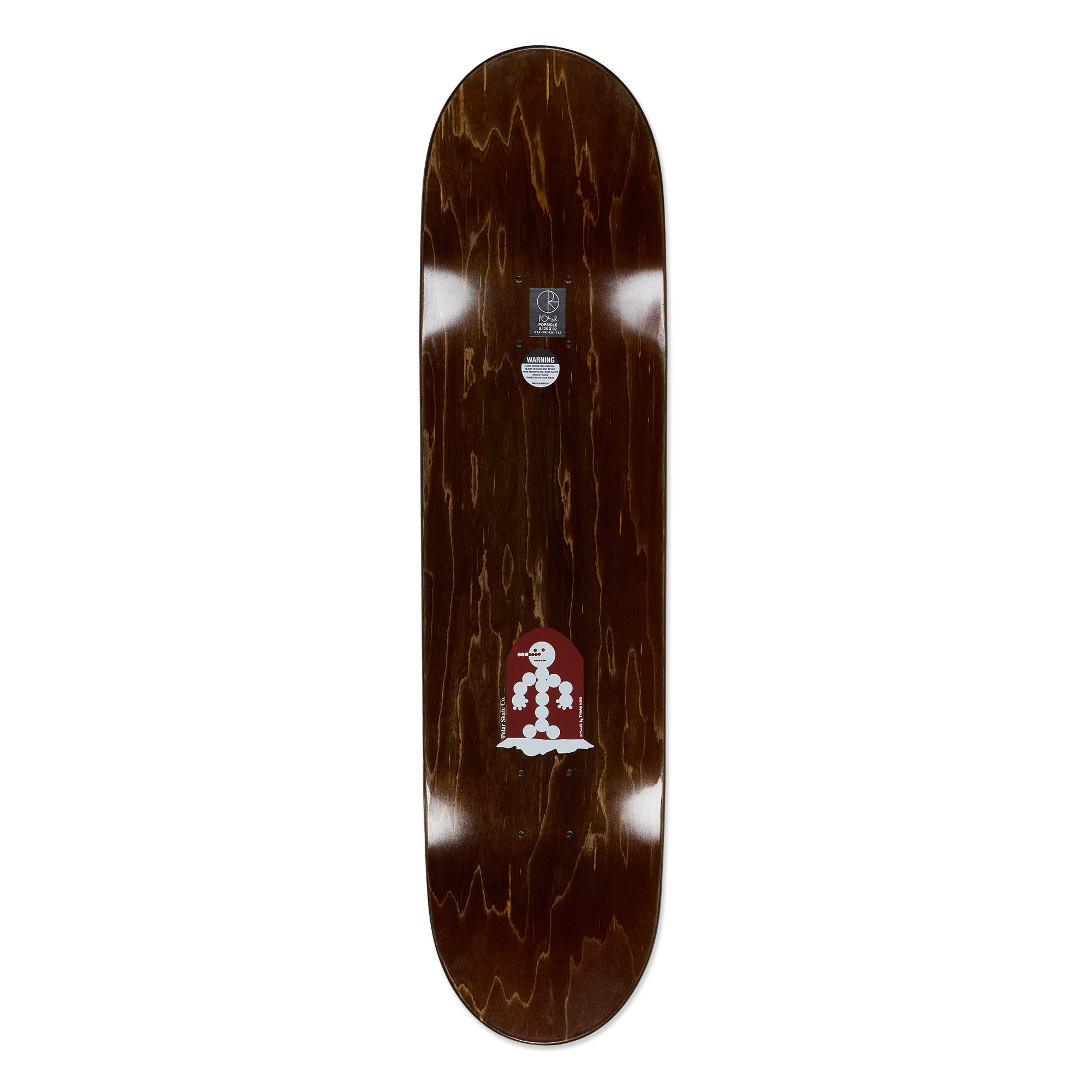 polar-skate-co-emile-laurent-deck-snowman-wine image 3