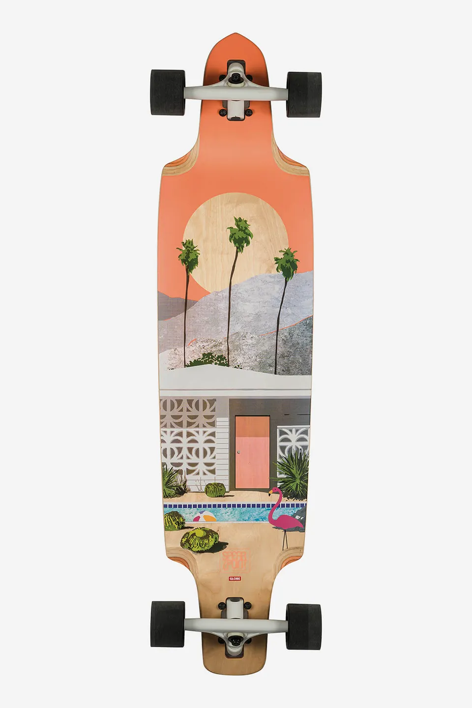 globe-spearpoint-40-longboard-motel-drop-through-downhill-cruiser image 1