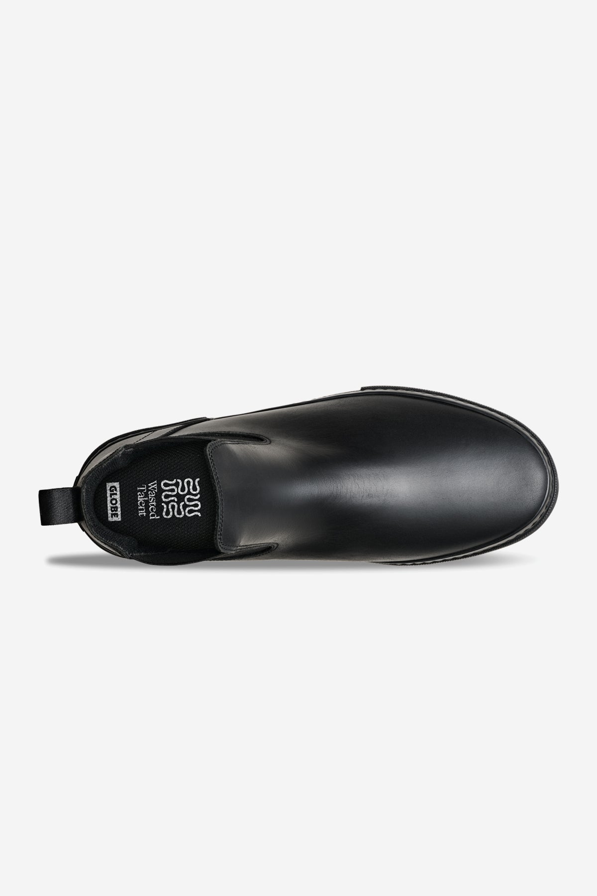 globe-dover-ii-wasted-talent-black-snake-vulkanisierter-slip-on-skate-schuh-ophi image 4