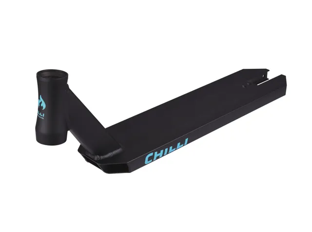chilli-pro-scooter-deck-black-blue-reaper-inkl-achse image 1
