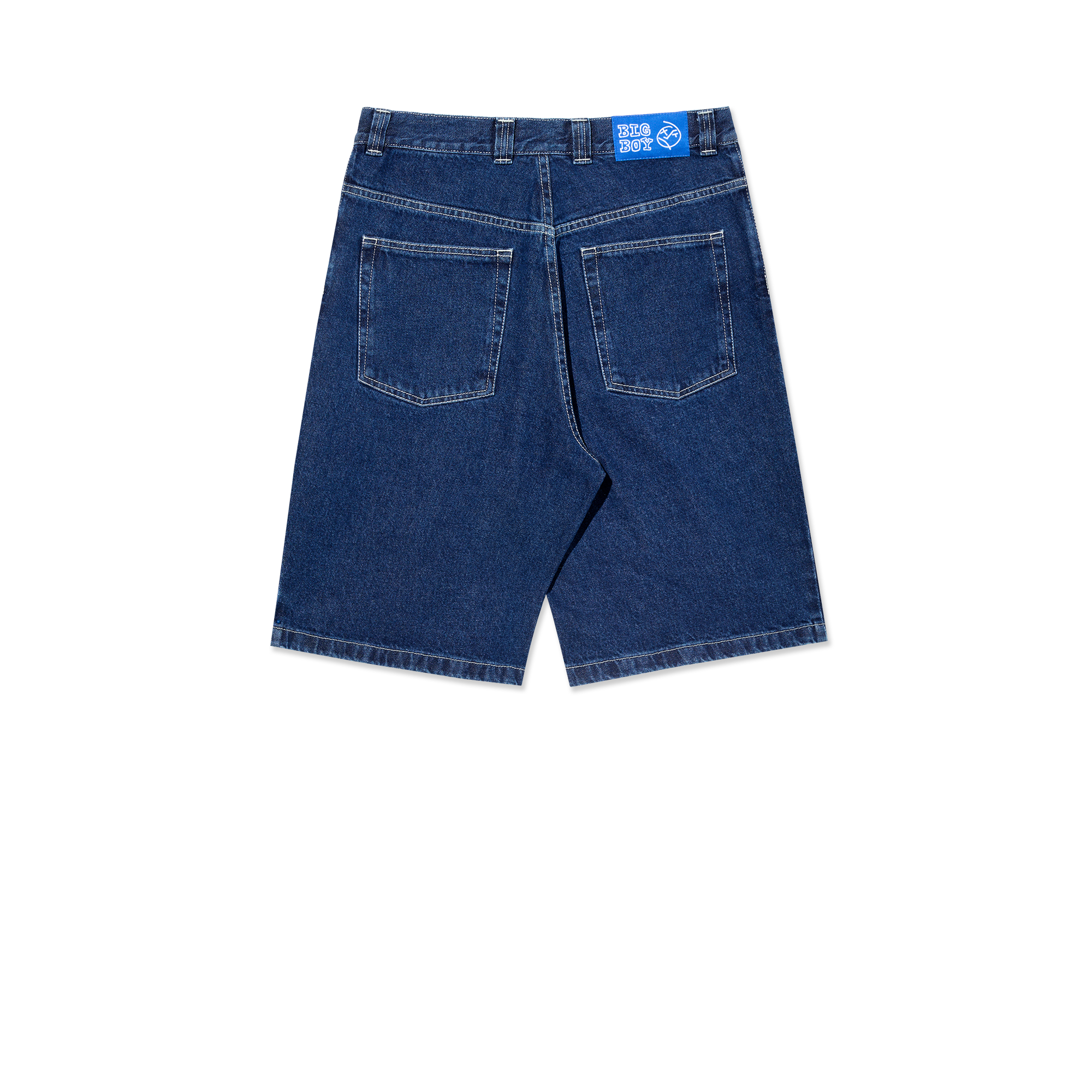 polar-skate-co-big-boy-shorts-dark-blue-w-white-stitching image 2
