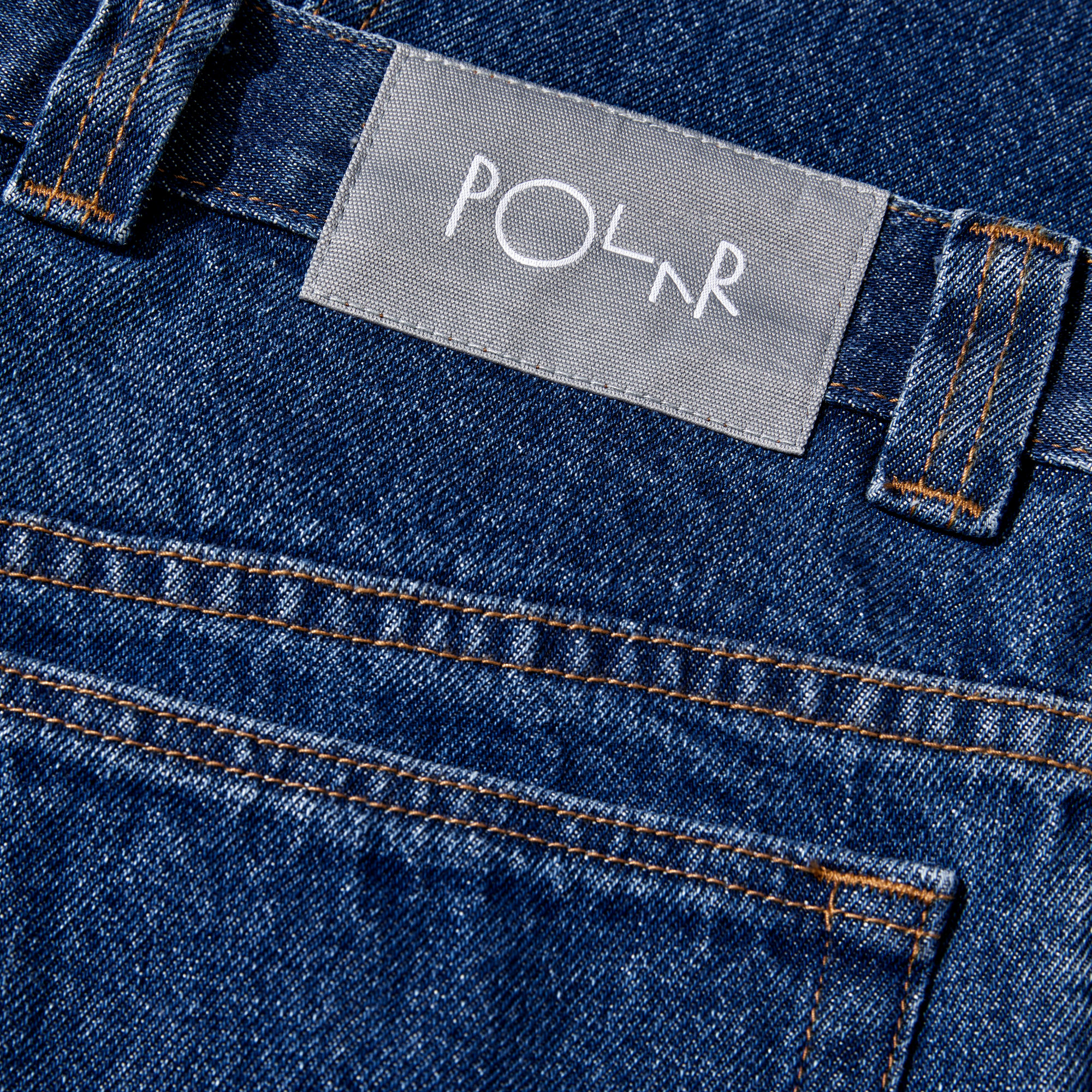 polar-skate-co-92-pants-dark-blue-denim-435-gsm-semi-baggy-fit image 5