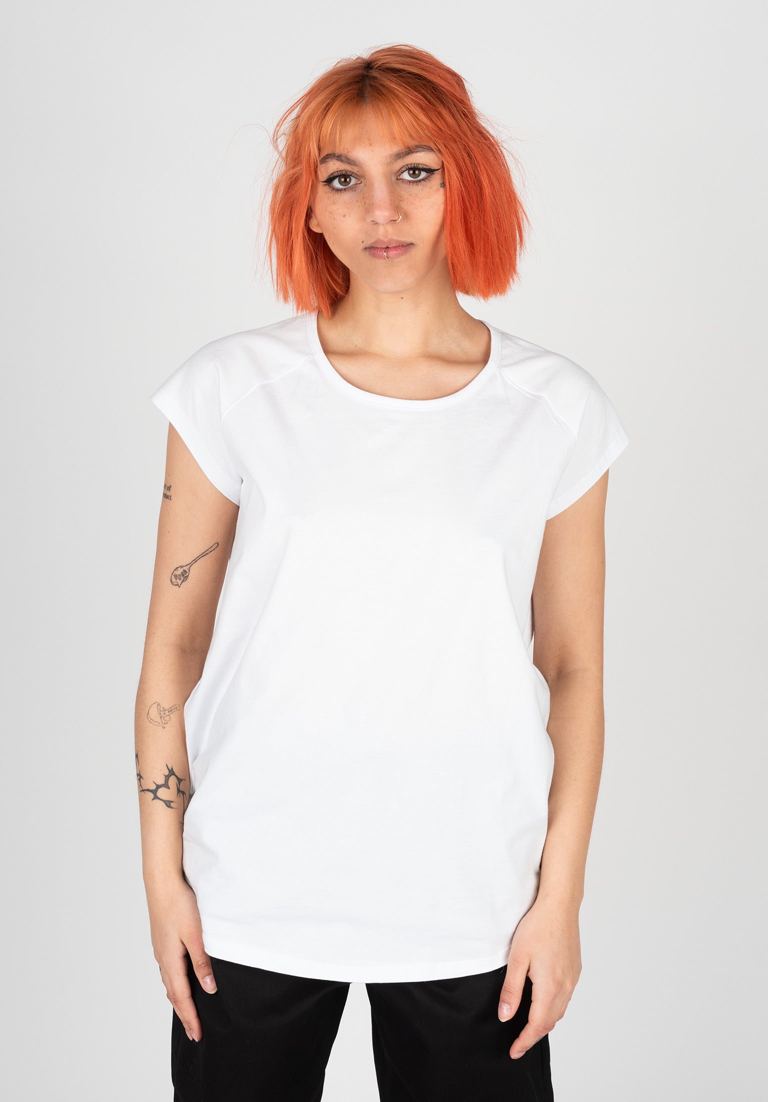 titus-blank-girls-t-shirt-damen-white image 1