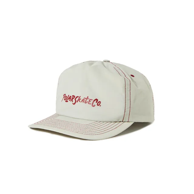 polar-skate-co-earl-cap-oyster-bordeaux-5-panel-nylon-cap image 1