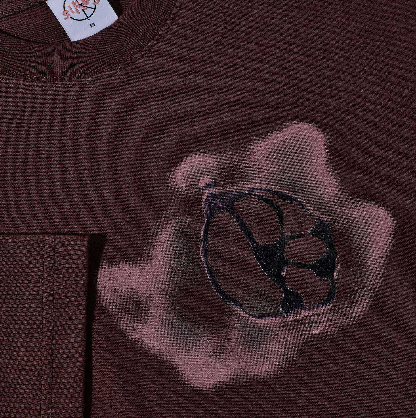 polar-skate-co-tee-metal-logo-washed-bordeaux image 3