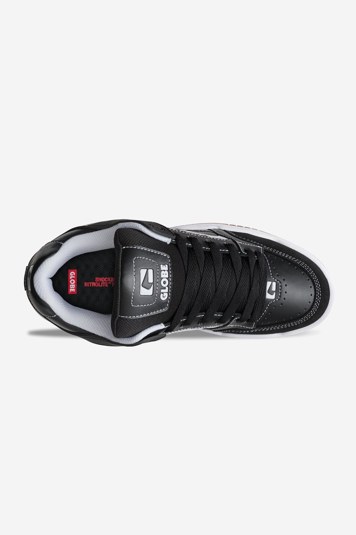 globe-tilt-black-white-stitch-skateschuh-tpr-kragen-s-trac-sohle image 2