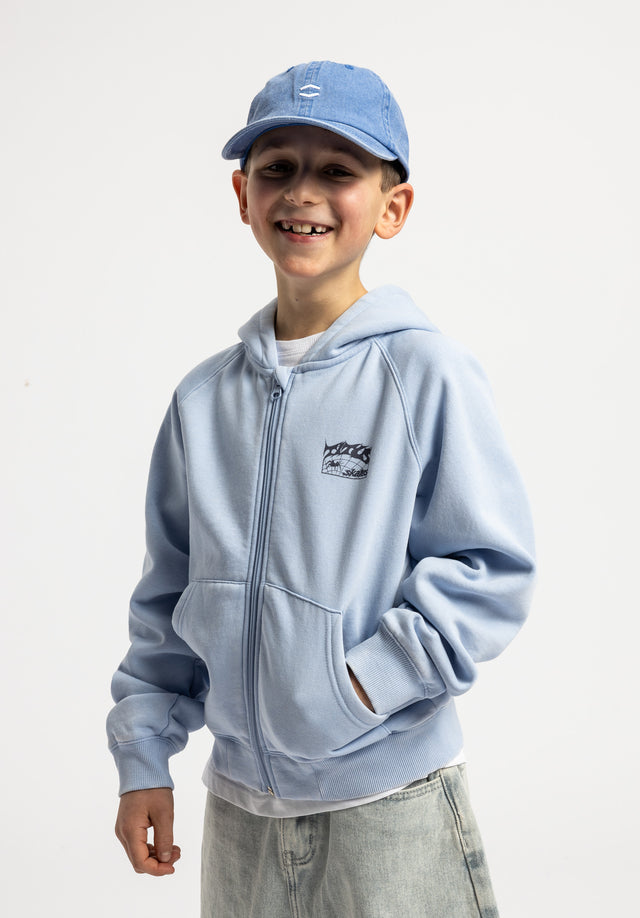 titus-heritage-clean-zip-kapuzenjacke-f-r-kinder-heavenblue-faded image 5