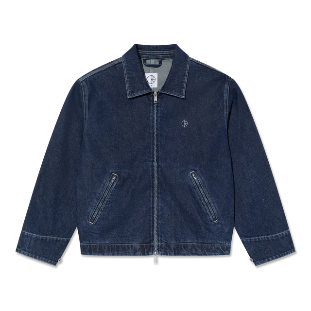 polar-skate-co-cliff-jacke-indigo-denim-435-gsm-box-fit image 1