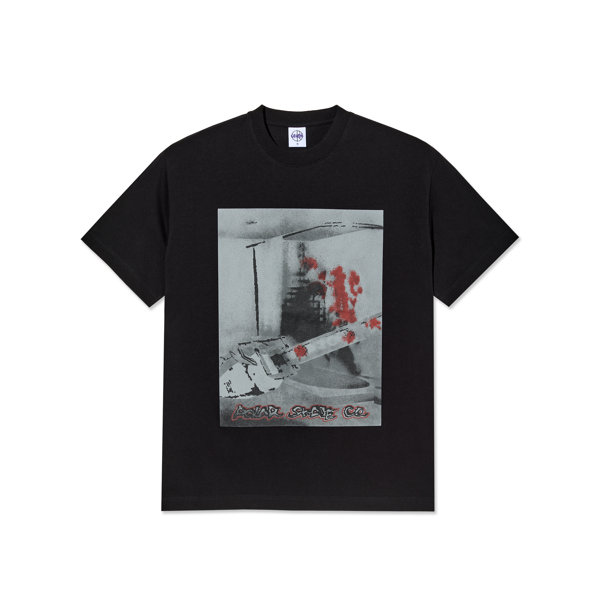 polar-skate-co-tee-chainsaw-black-t-shirt-mit-grafik image 1