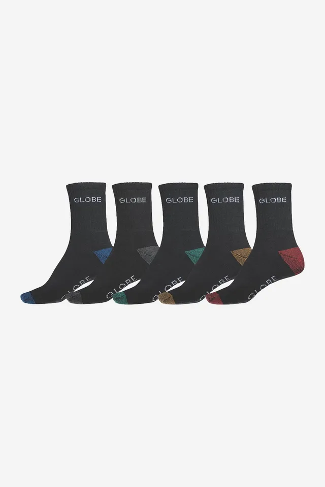 globe-ingles-crew-sock-5-pack-black-assorted-eu-39-44-5 image 1