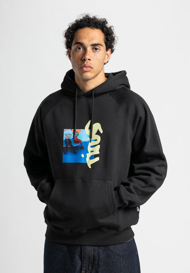 titus-chill-hoodie-schwarz-kapuzenpullover-baumwolle image 2