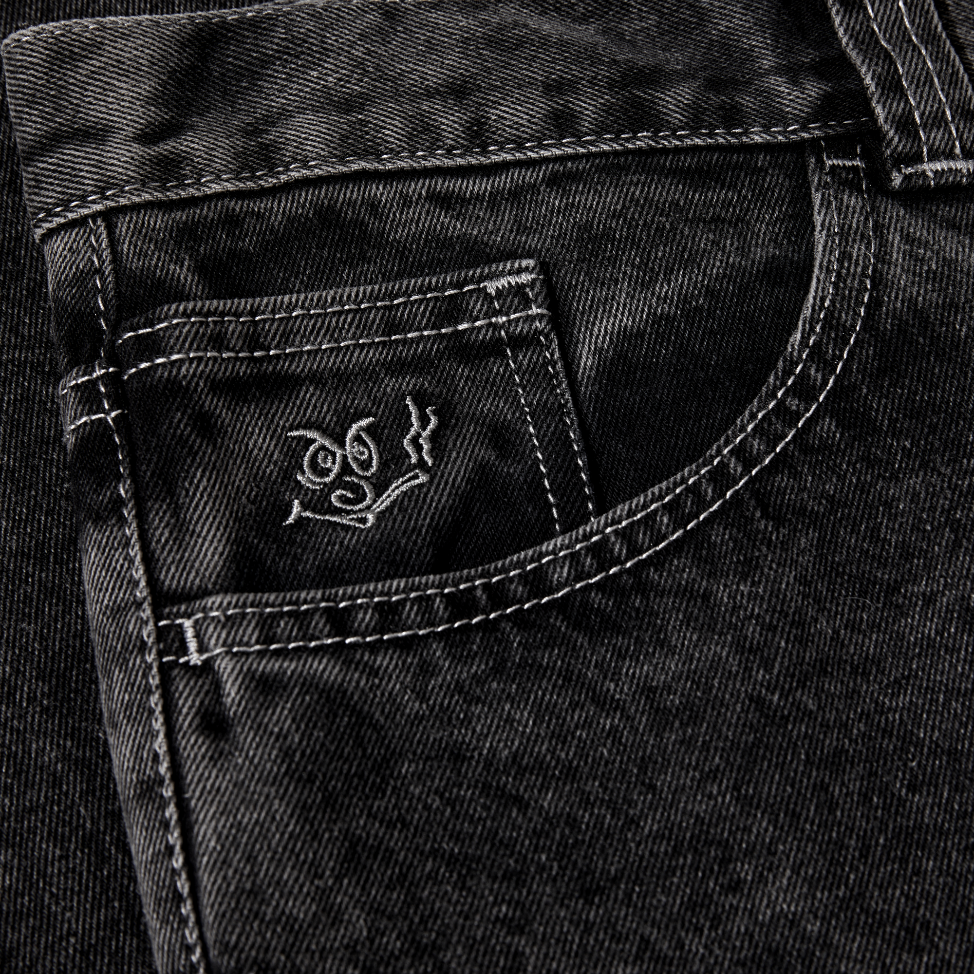 polar-skate-co-92-pants-silver-black-denim image 4