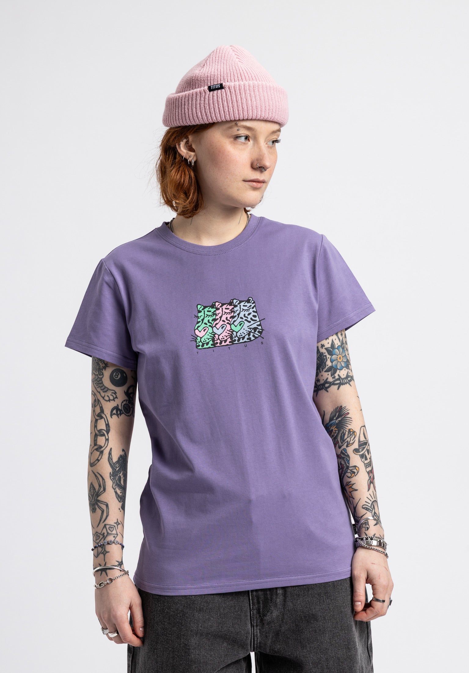 titus-leopard-t-shirt-in-darklilac-f-r-damen-leopardenmuster-regular-fit image 1