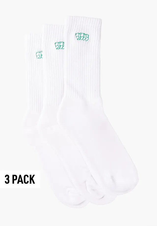 titus-tagg-3-pack-socken-3-paar-white-classic-logo image 1