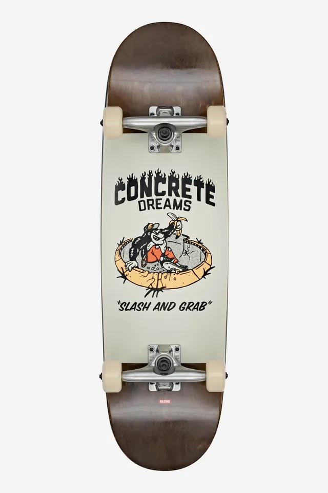 globe-kids-softie-83-mid-8-25-komplett-skateboard-dark-maple-concrete-dreams image 1