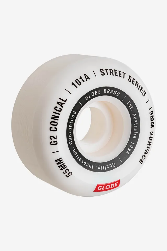 globe-g2-conical-street-wheel-53mm-white-essential-4er-pack image 1