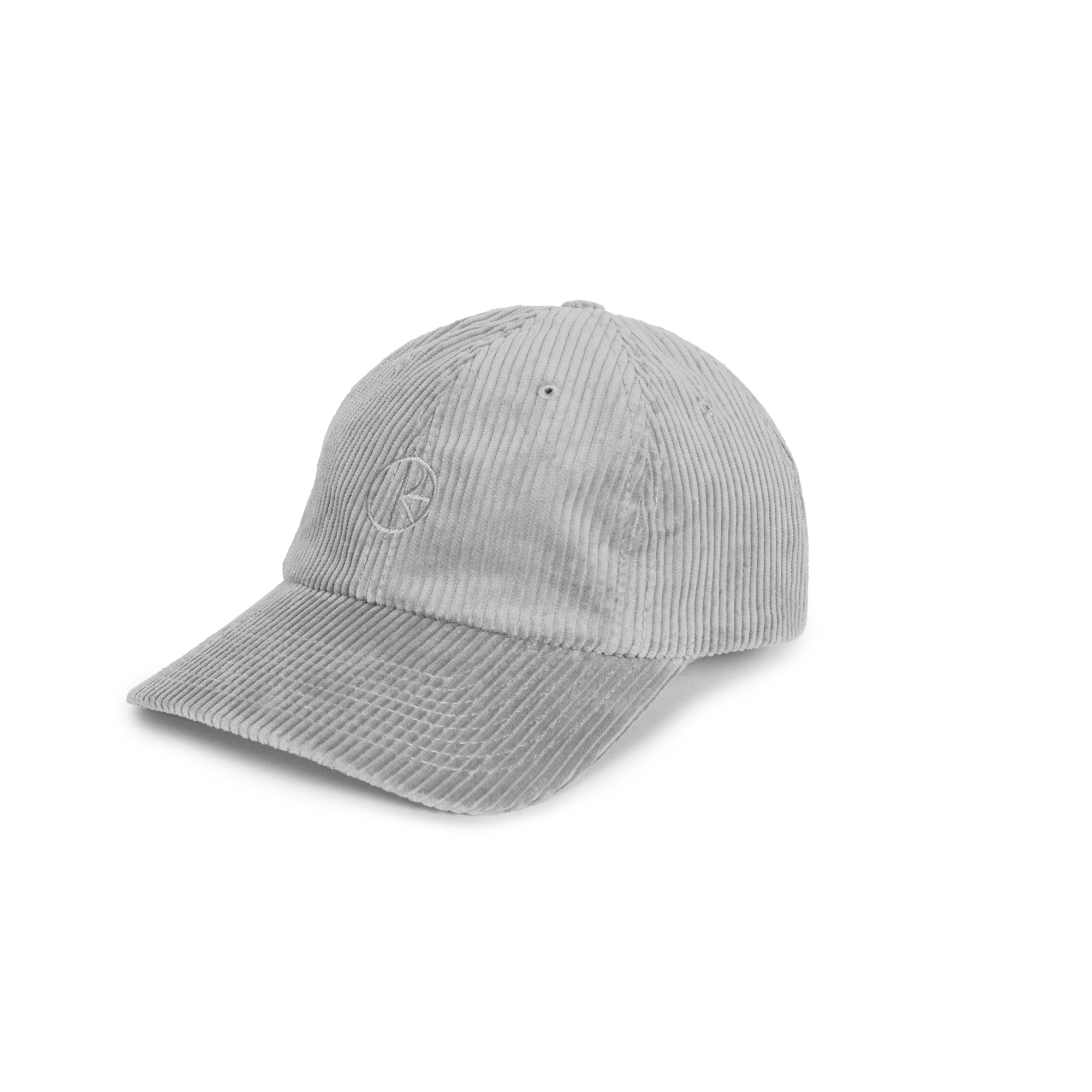 polar-skate-co-sai-cap-cord-silver-unstrukturierte-6-panel-dad-cap-aus-cord image 1