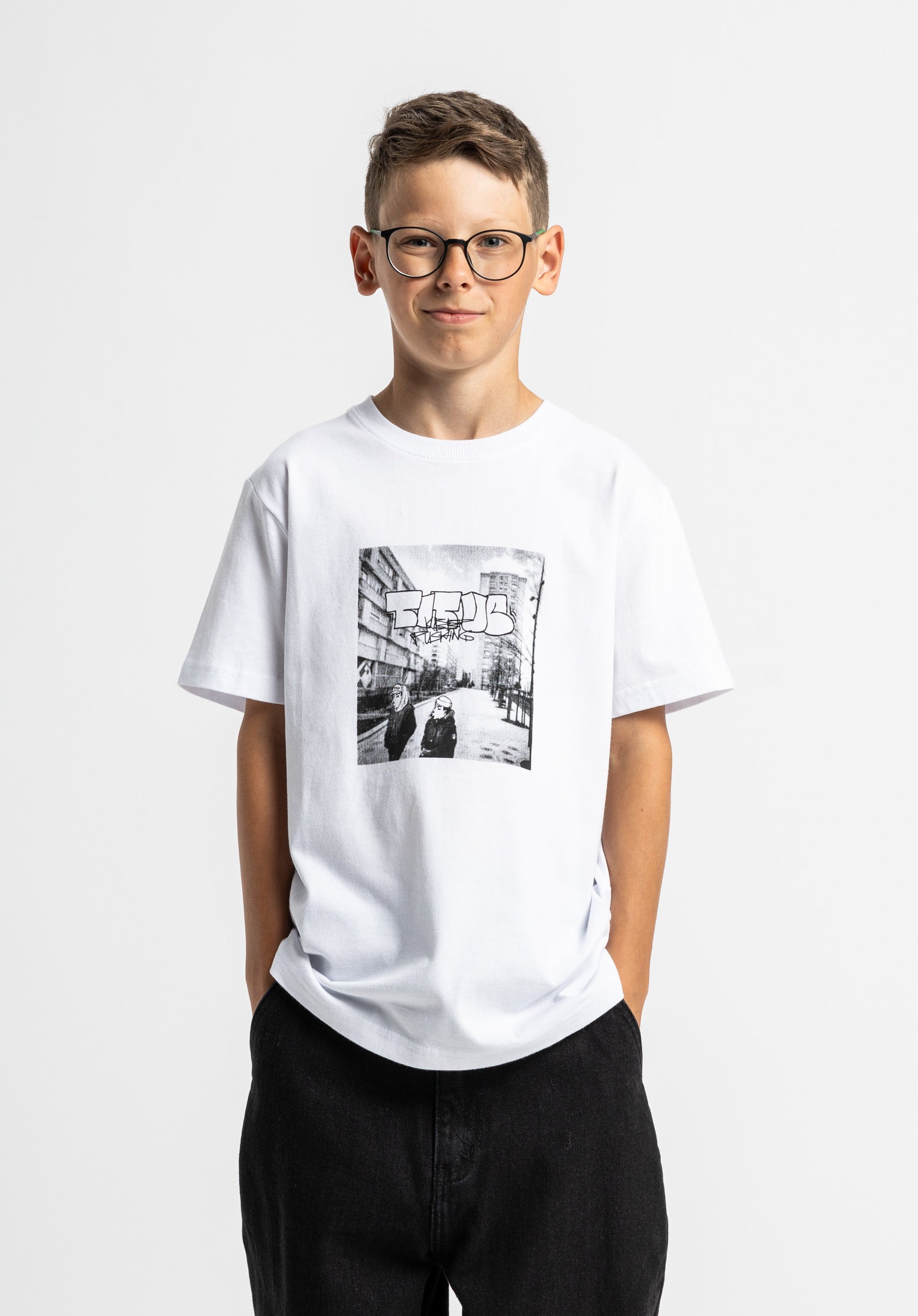 titus-hood-walk-kids-t-shirt-regular-cut-weicher-baumwoll-jersey-frontprint image 1
