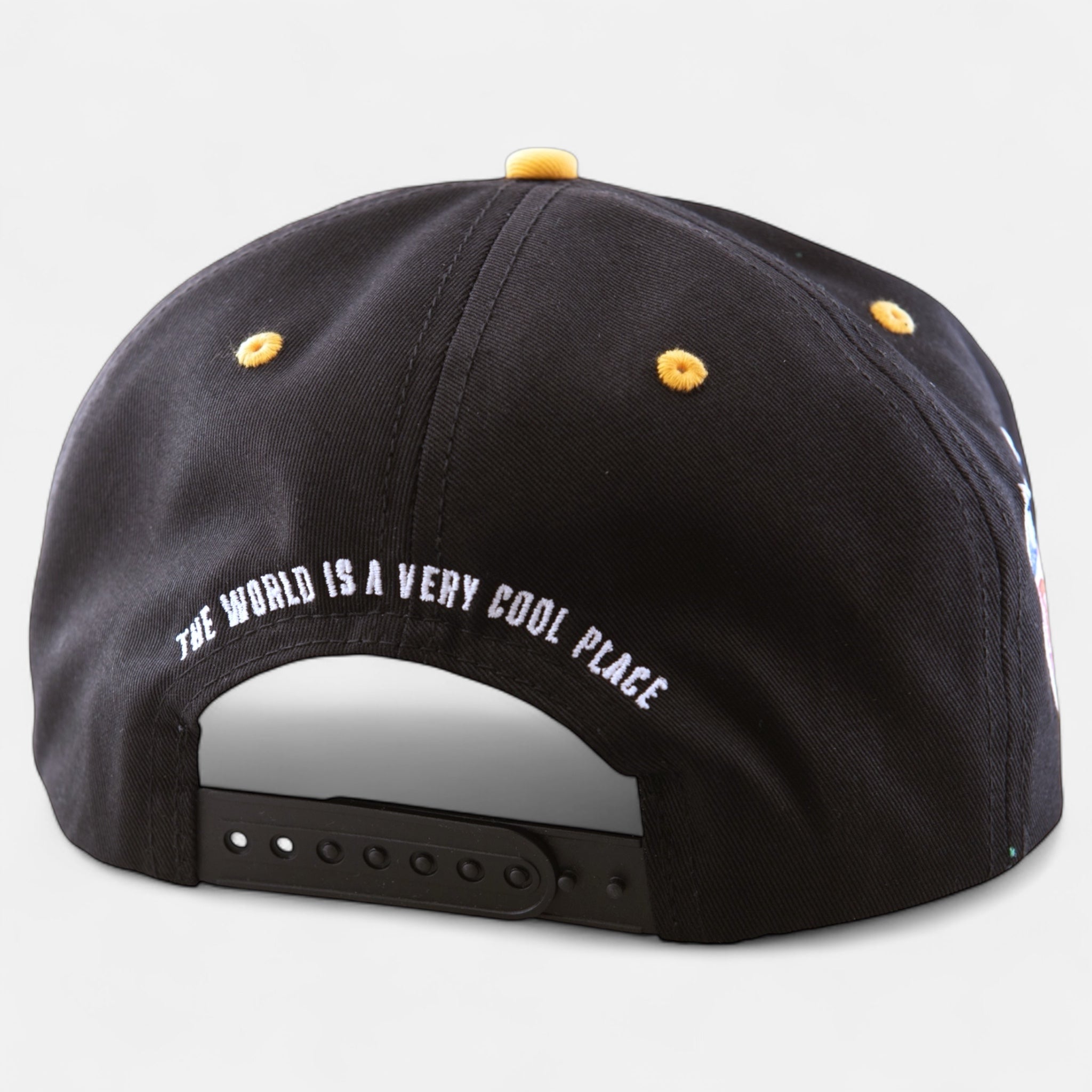 baker-skateboards-cool-place-snapback-black-yellow image 3