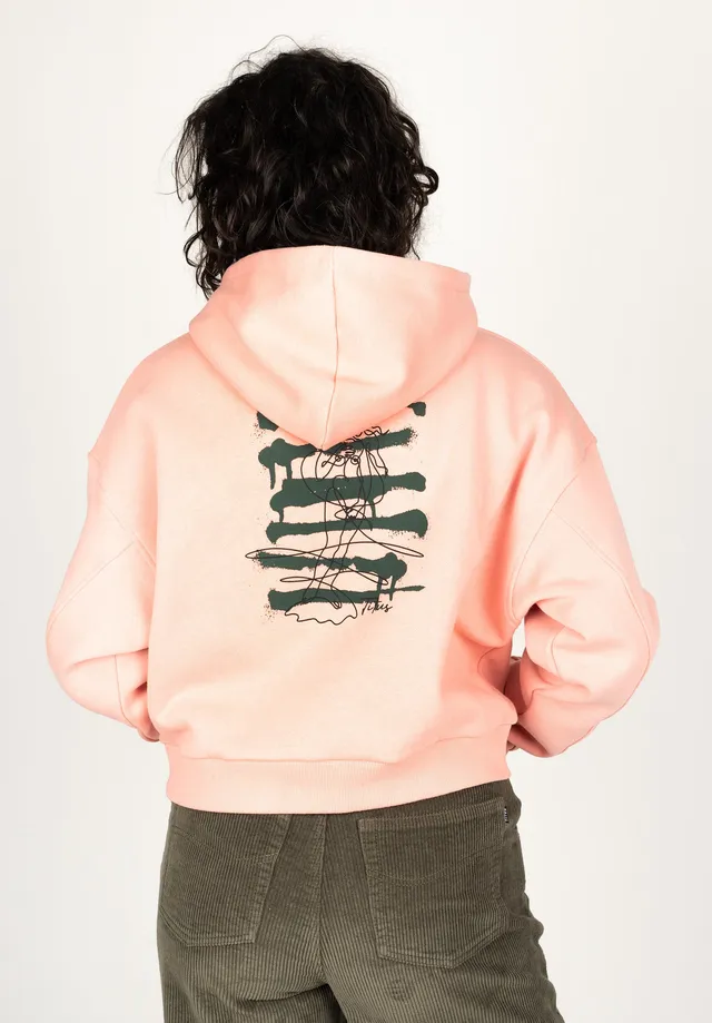 titus-jaana-hoodie-kurzer-damen-hoodie-mit-mermaid-backprint image 1