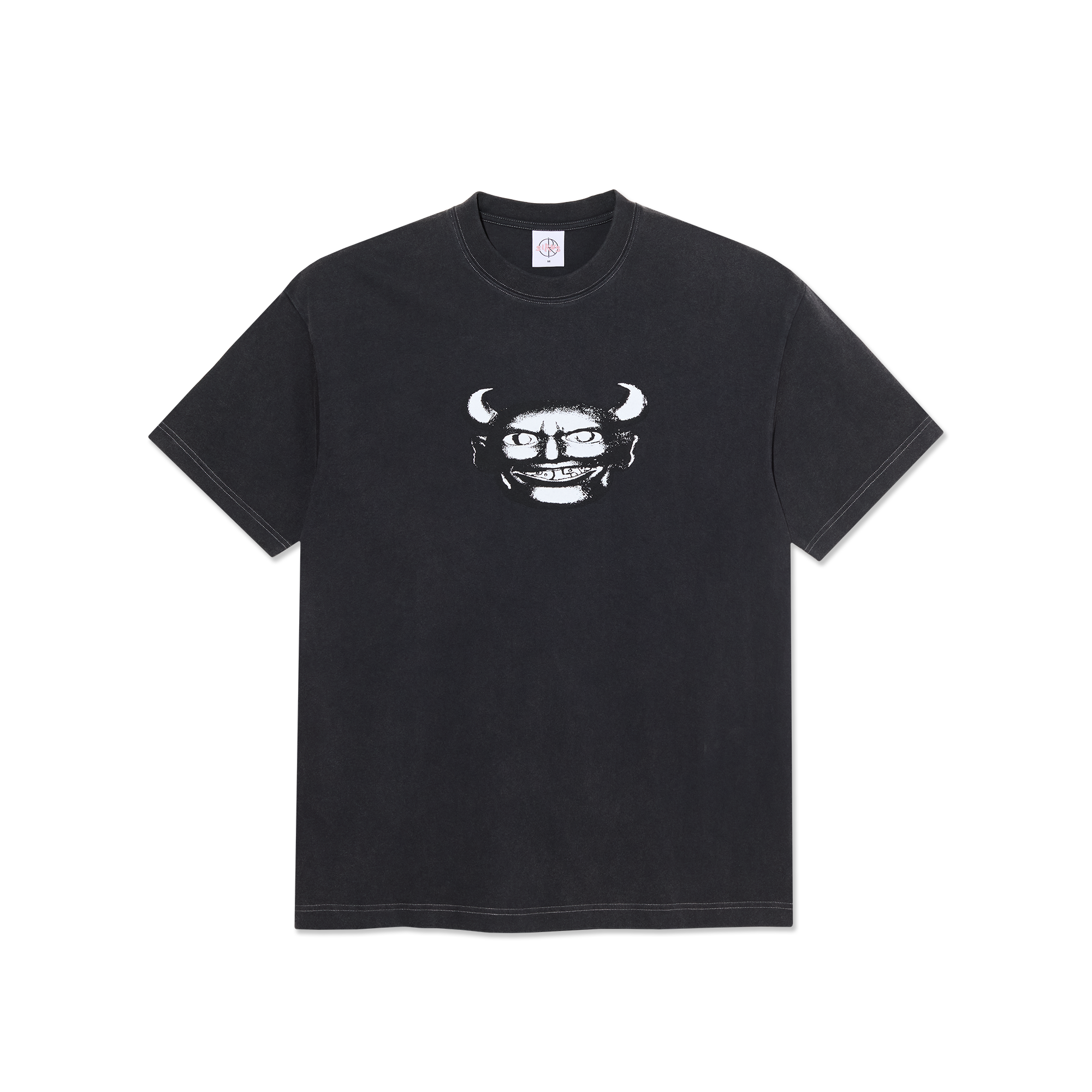 polar-skate-co-devil-tee-silver-black image 1
