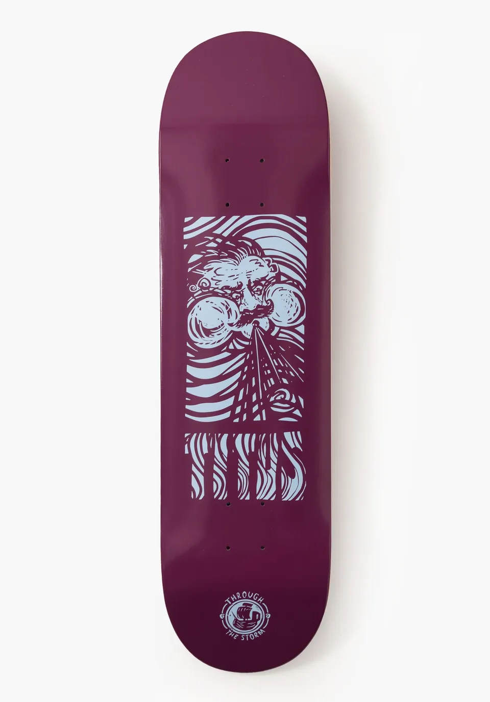 titus-elija-deck-through-the-storm-7-ply-skateboard image 1