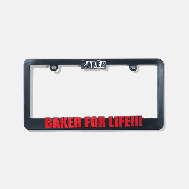 baker-skateboards-baker-for-life-license-plate-frame image 1