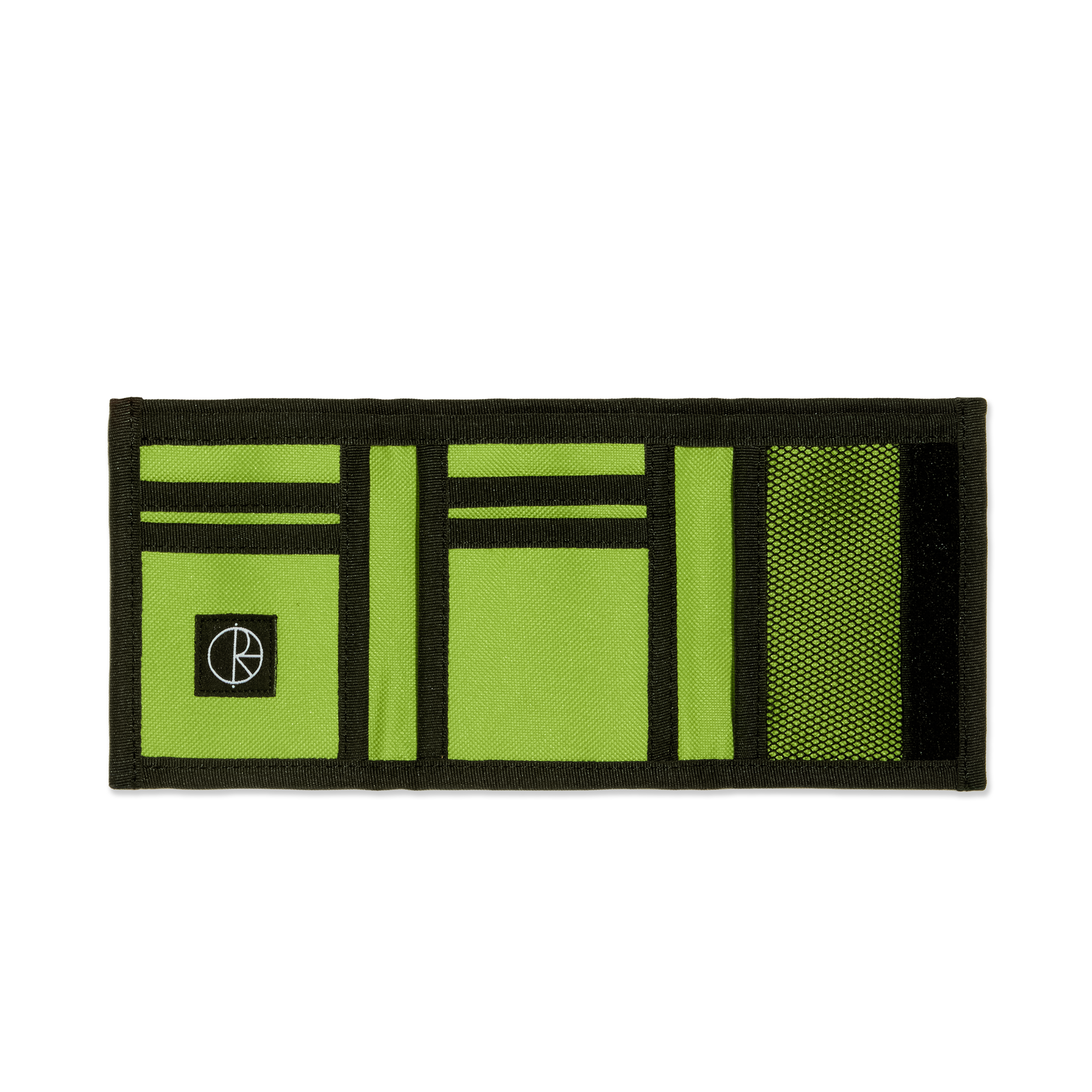 polar-skate-co-key-wallet-script-logo-black-lime-cordura-geldb-rse image 2