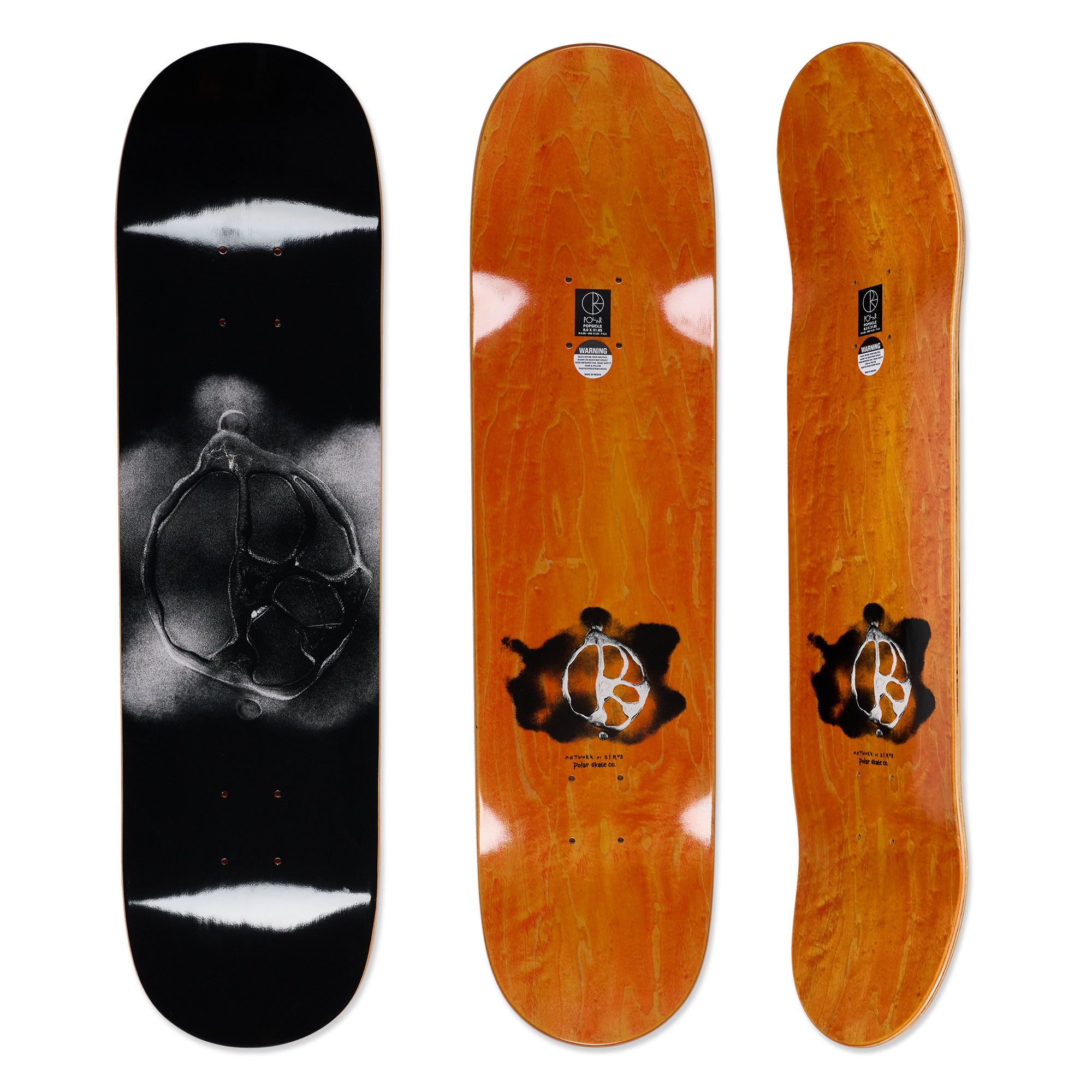 polar-skate-co-deck-team-stroke-logo-black-8-0-8-25 image 1