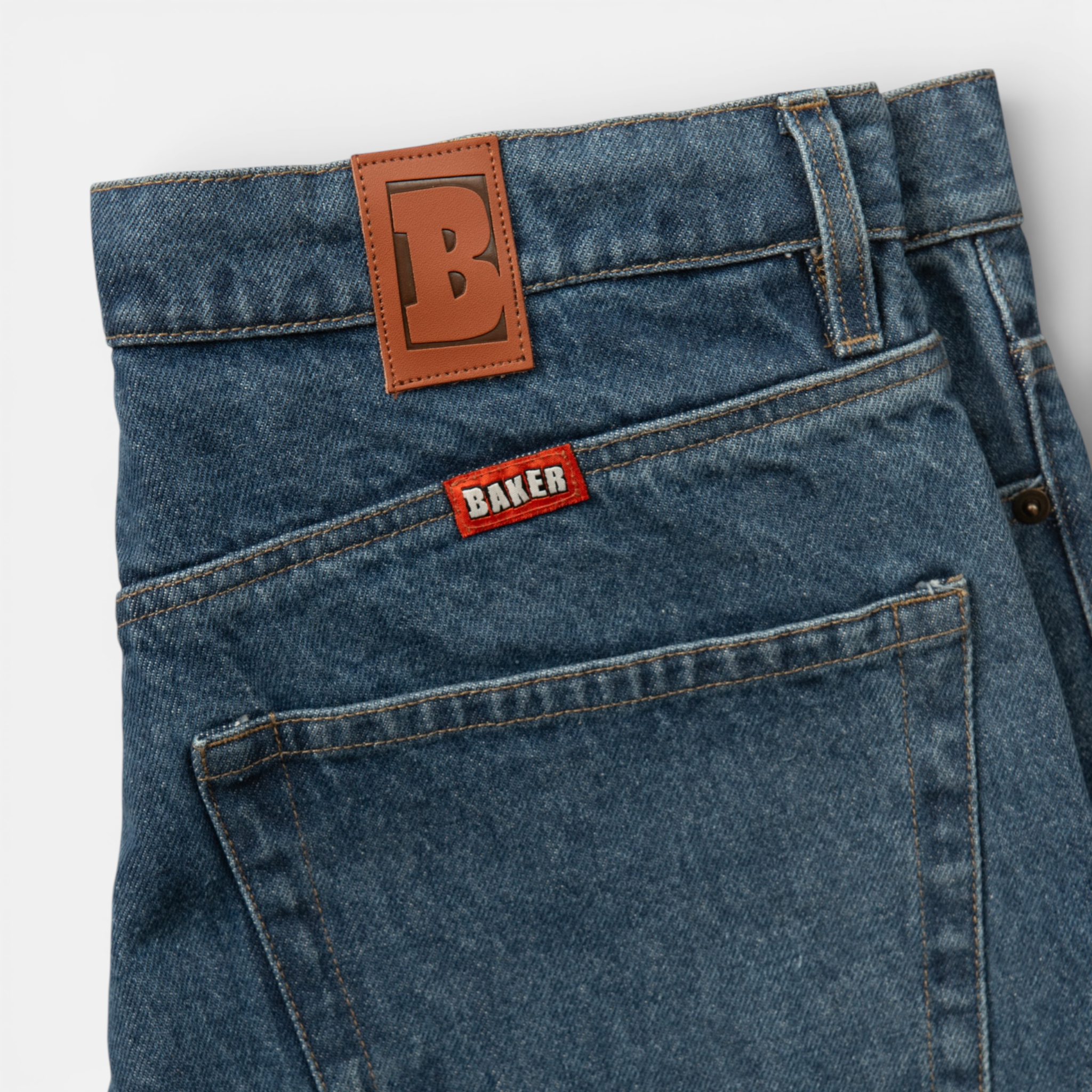 baker-skateboards-warner-jean-shorts-blue-5-pocket-jeansshorts-aus-12oz-denim-mi image 5