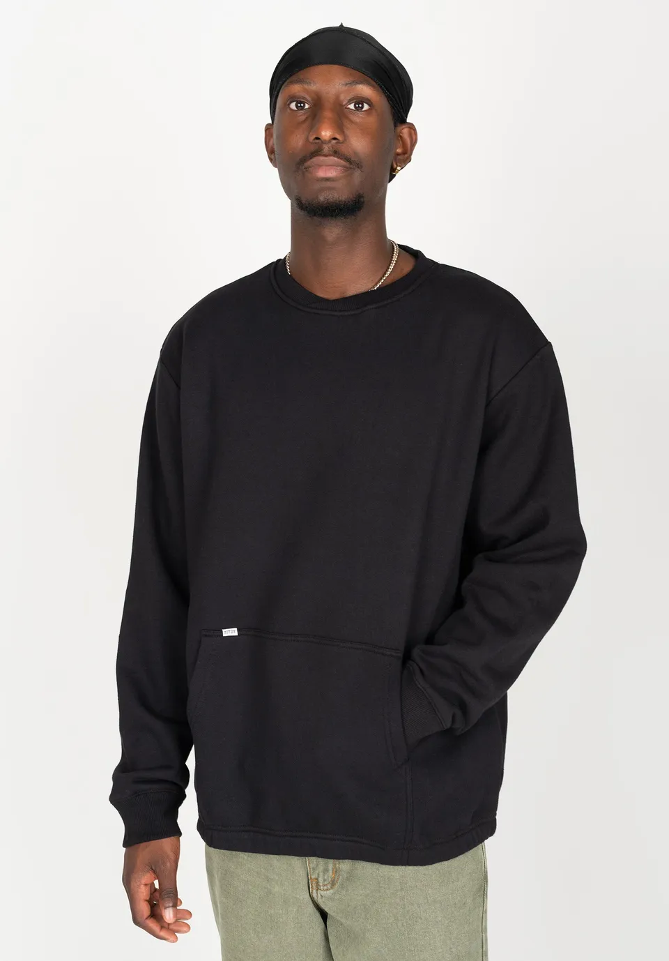 titus-raw-crewneck-regular-fit-sweater-mit-k-ngurutasche image 1