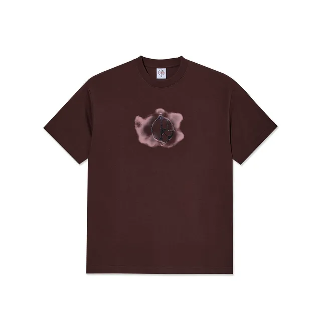 polar-skate-co-tee-metal-logo-washed-bordeaux image 1