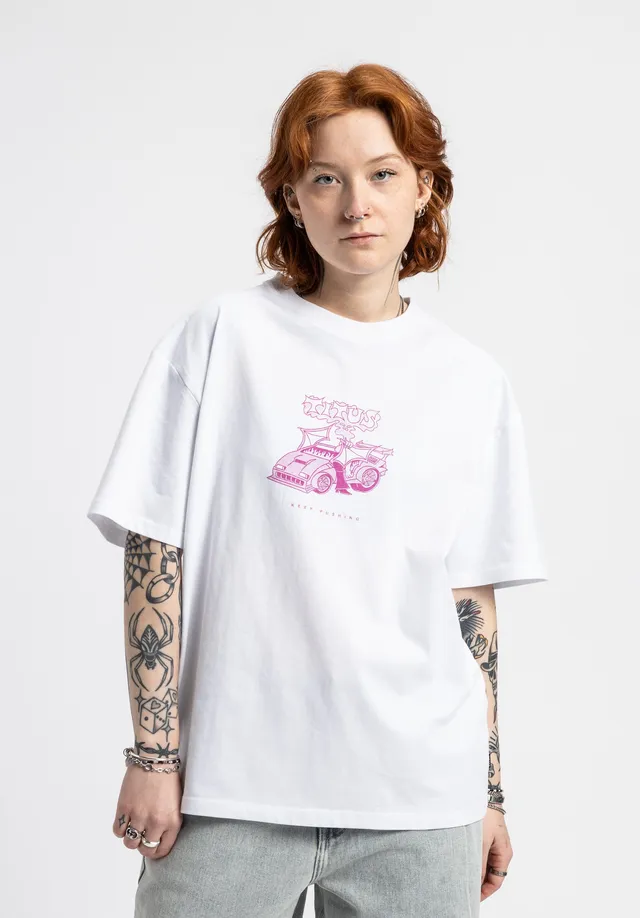 titus-hell-of-a-tuner-t-shirt-loose-fit-t-shirt-mit-frontprint-und-schwerem-baum image 1