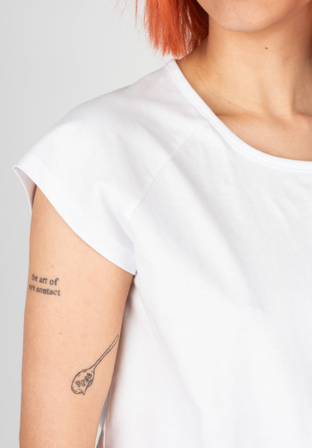 titus-blank-girls-t-shirt-damen-white image 2