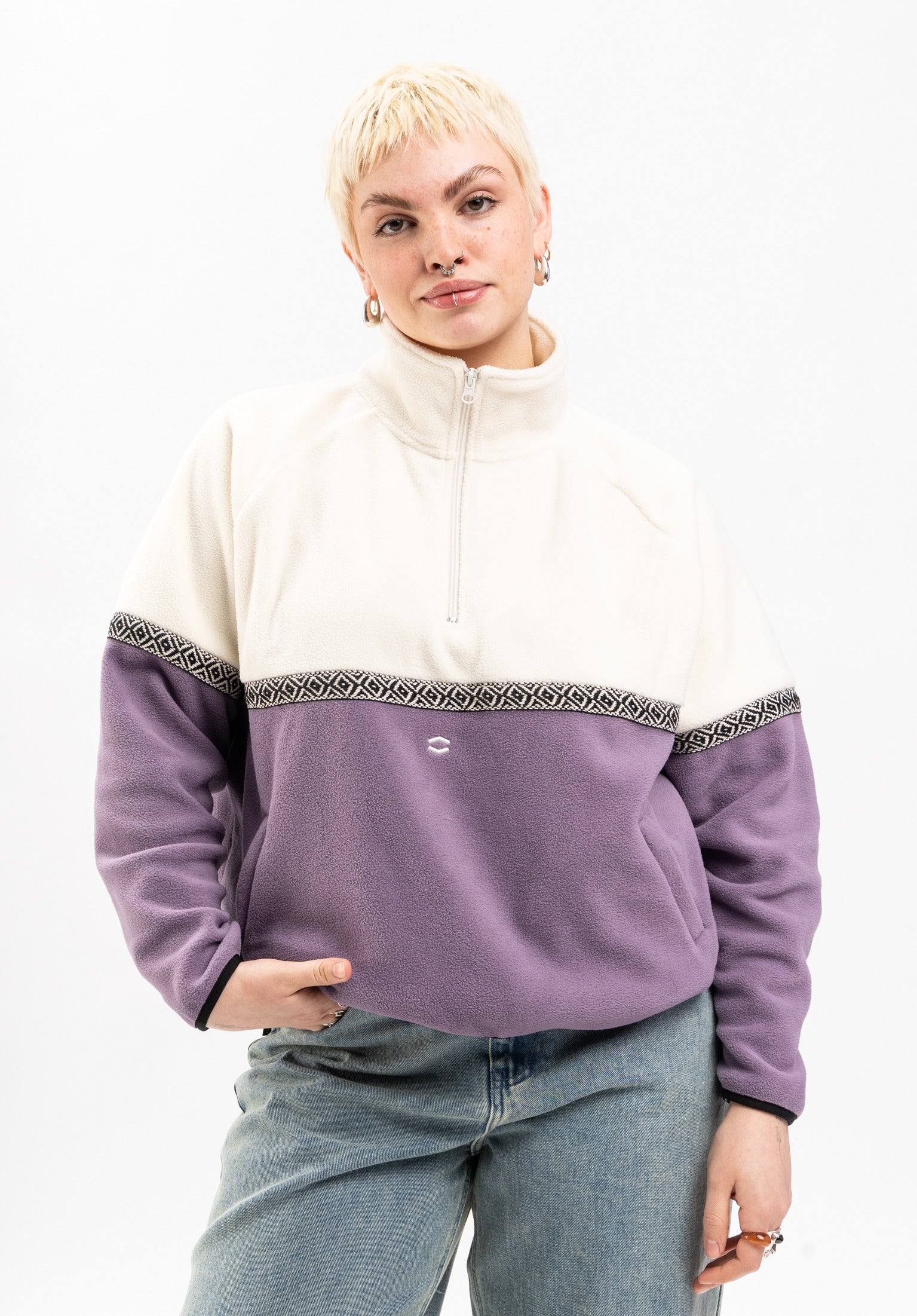 titus-jalma-fleece-pullover-mit-zip image 1