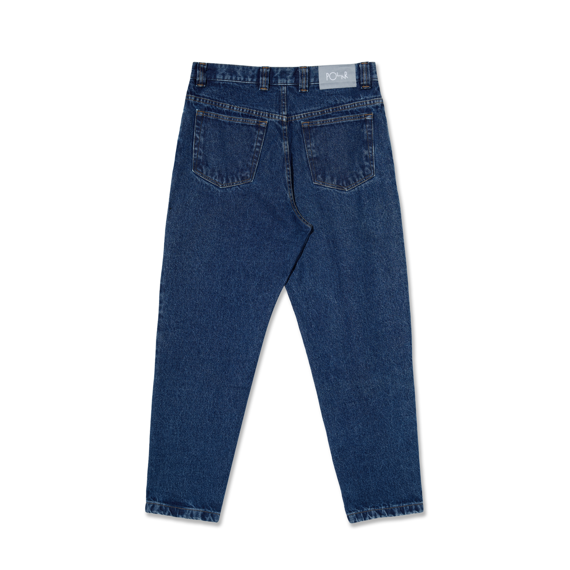 polar-skate-co-92-pants-dark-blue-denim-435-gsm-semi-baggy-fit image 2
