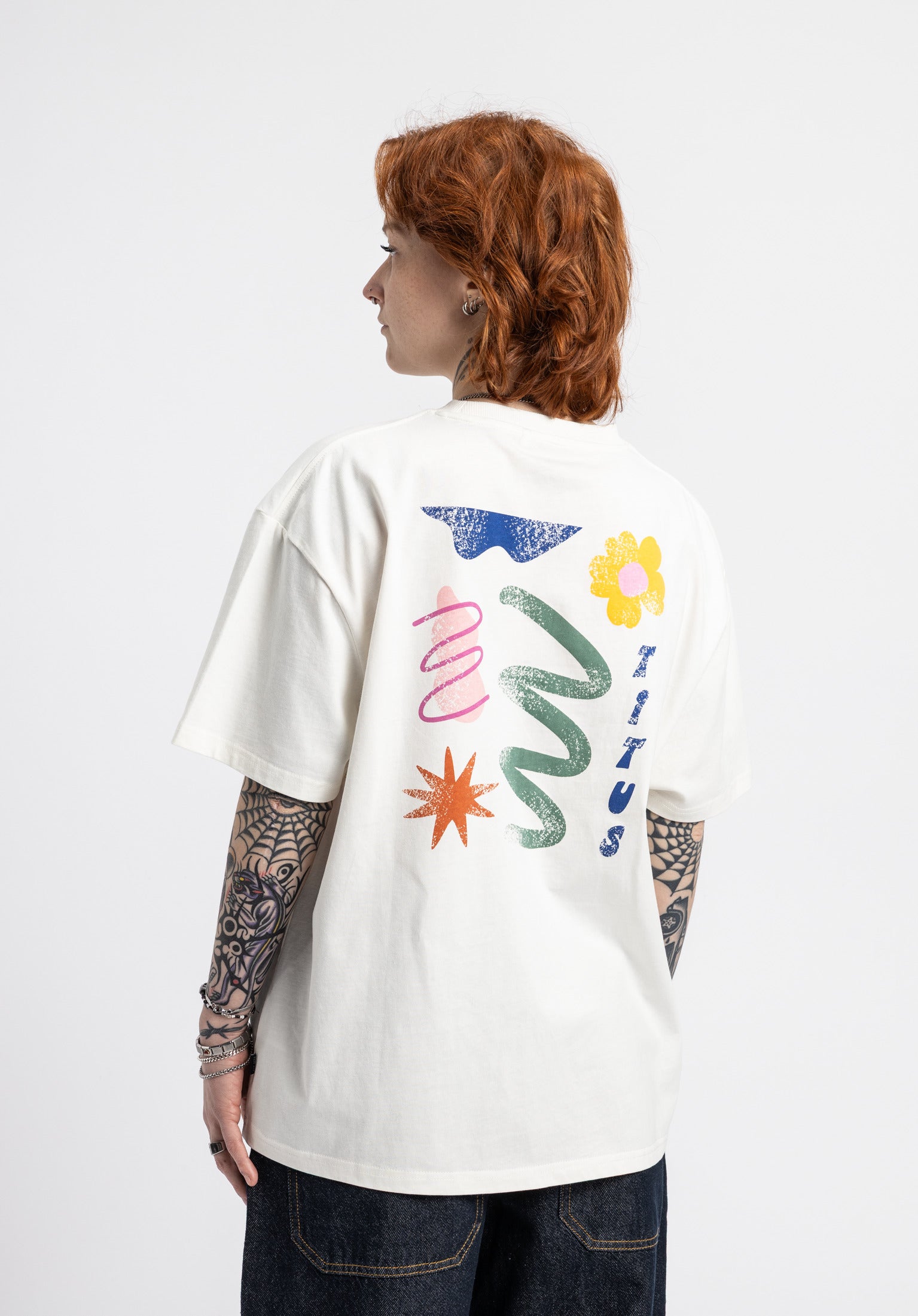 titus-shapes-t-shirt-f-r-damen-in-offwhite image 1
