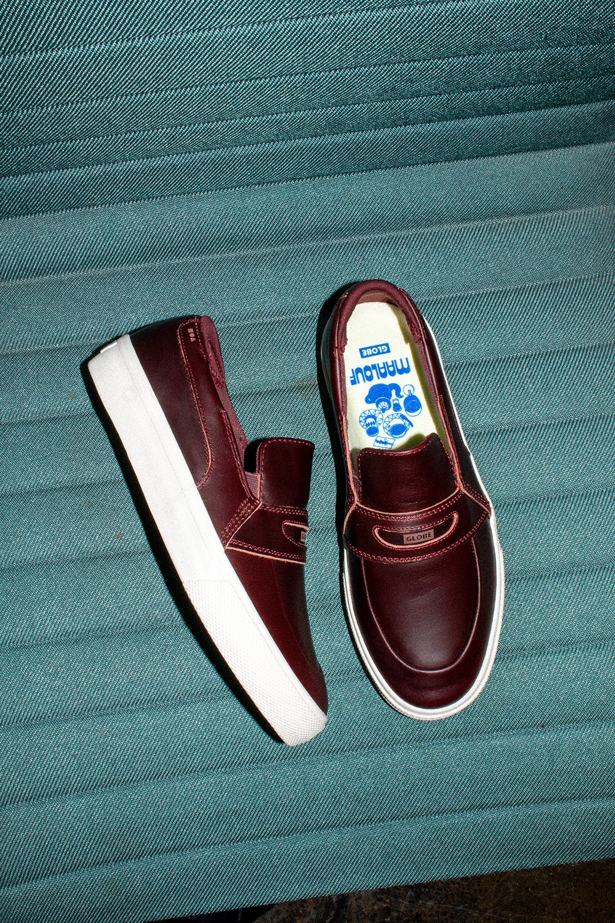 globe-liaizon-oxblood-maalouf-skate-schuhe image 4