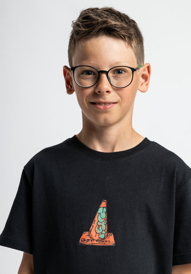 titus-pylone-kids-t-shirt-regular-cut-traffic-cone-print image 2