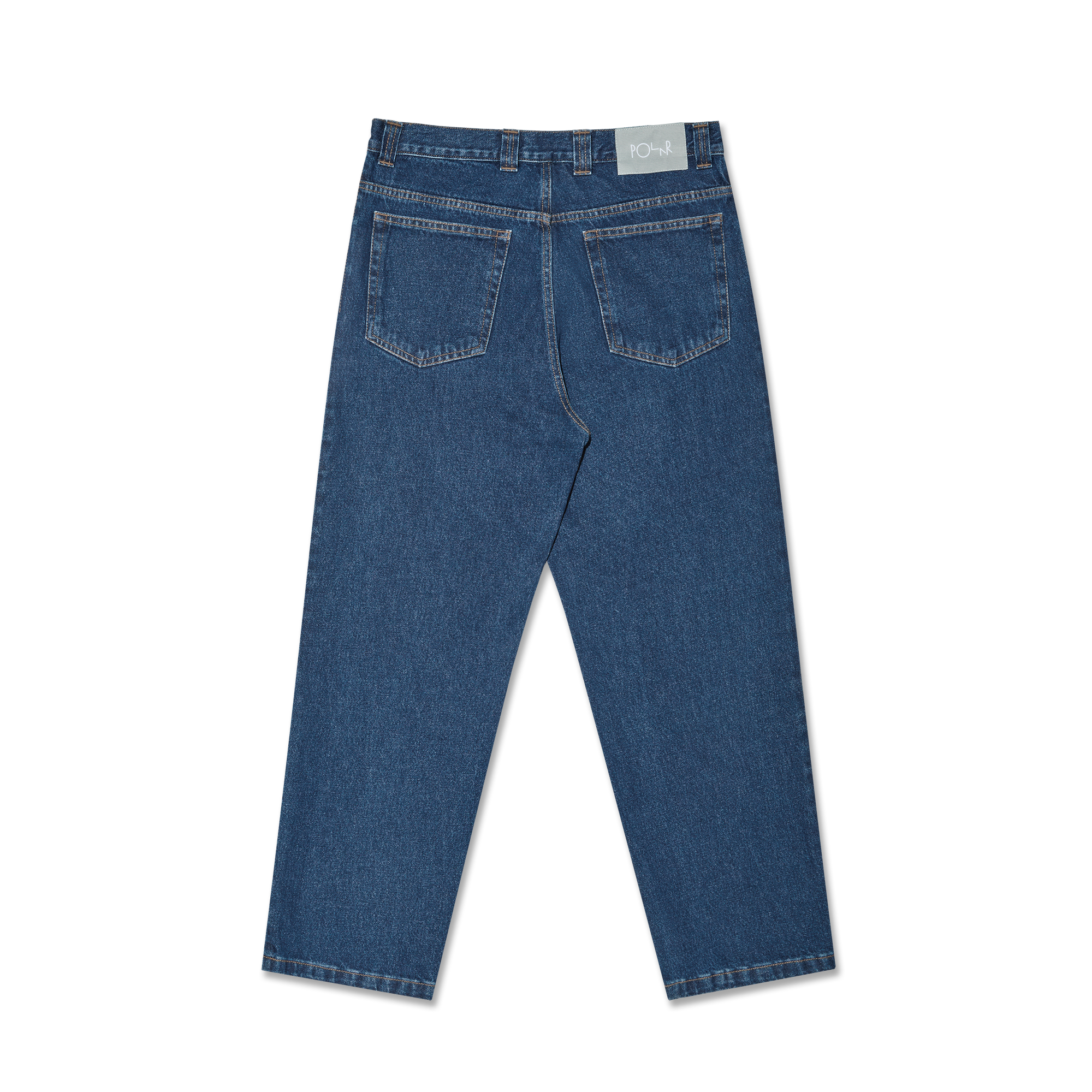 polar-skate-co-93-pants-dark-blue-435-gsm-denim-low-waist-straight-leg-made-in-p image 2