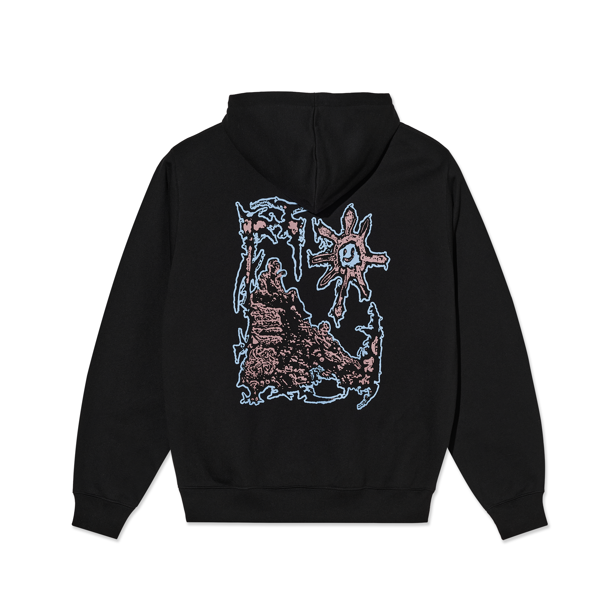 polar-skate-co-dave-hoodie-lovely-day-schwarz image 2