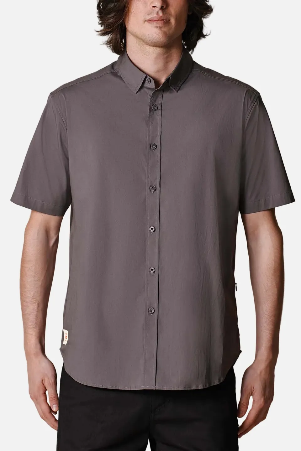 globe-foundation-s-s-hemd-titanium-kurzarm-button-up-aus-bio-baumwoll-stretch image 1