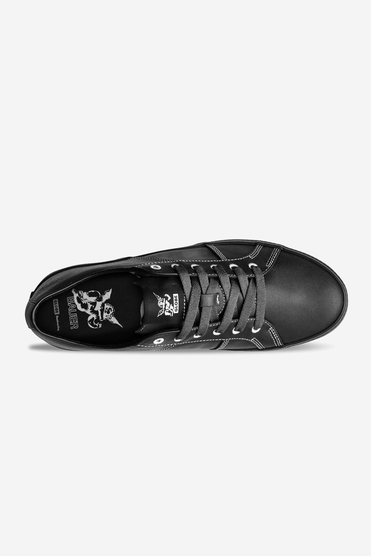 globe-surplus-skate-shoes-black-bauer-val-bauer-signature image 3