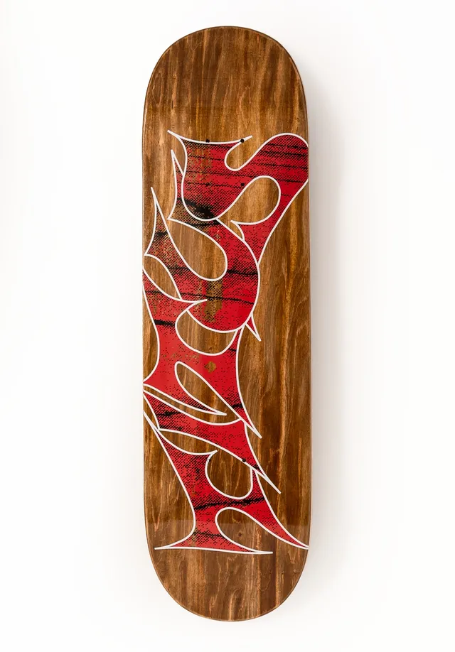 titus-classic-logo-mini-deck-braun-skateboard-deck image 1