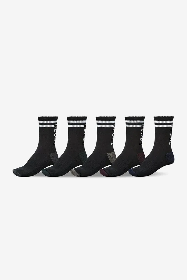 globe-carter-crew-socken-5er-pack-black-assorted image 1