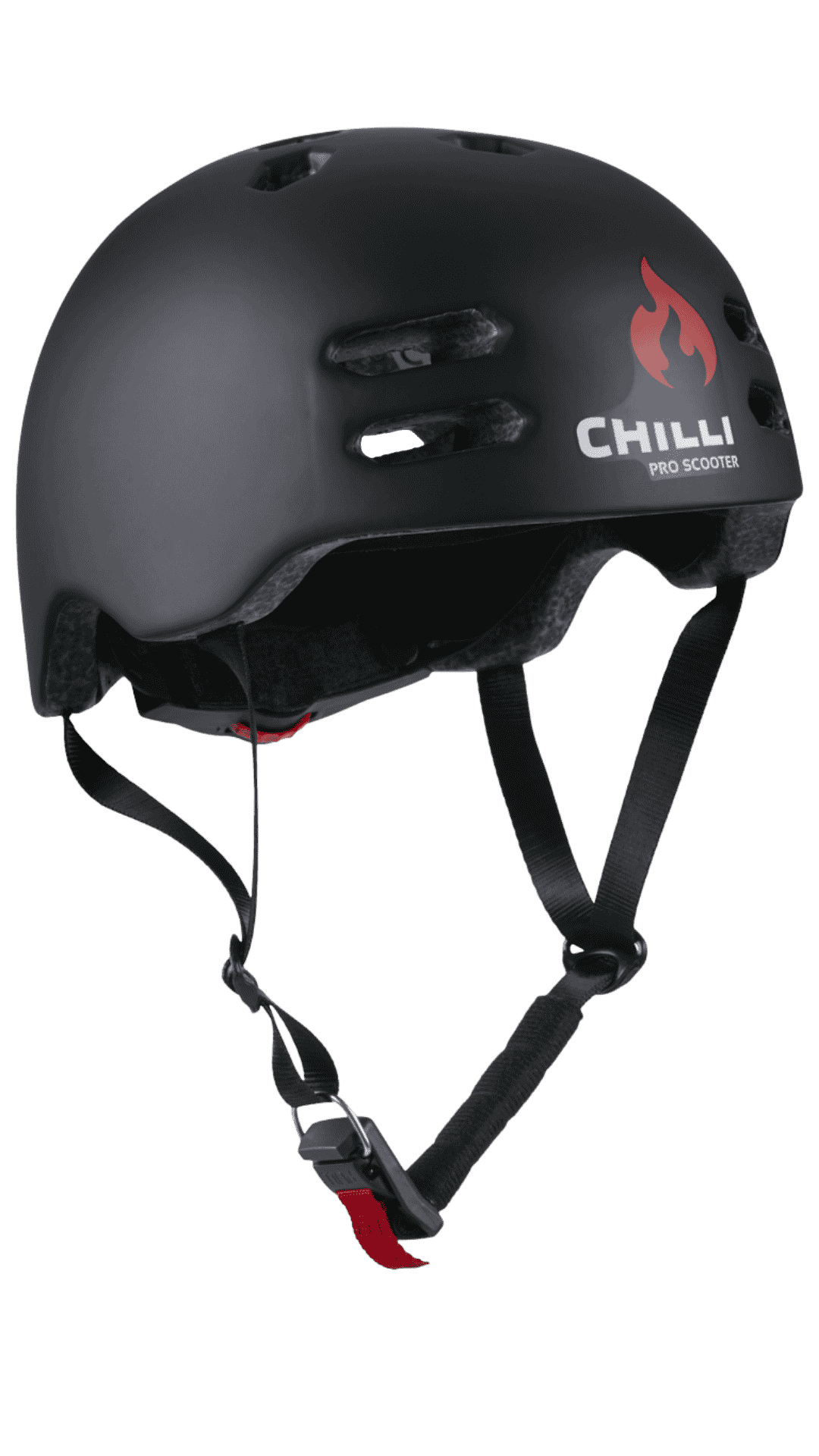 chilli-pro-scooter-helm-black-inmold-mit-magnetverschluss image 1