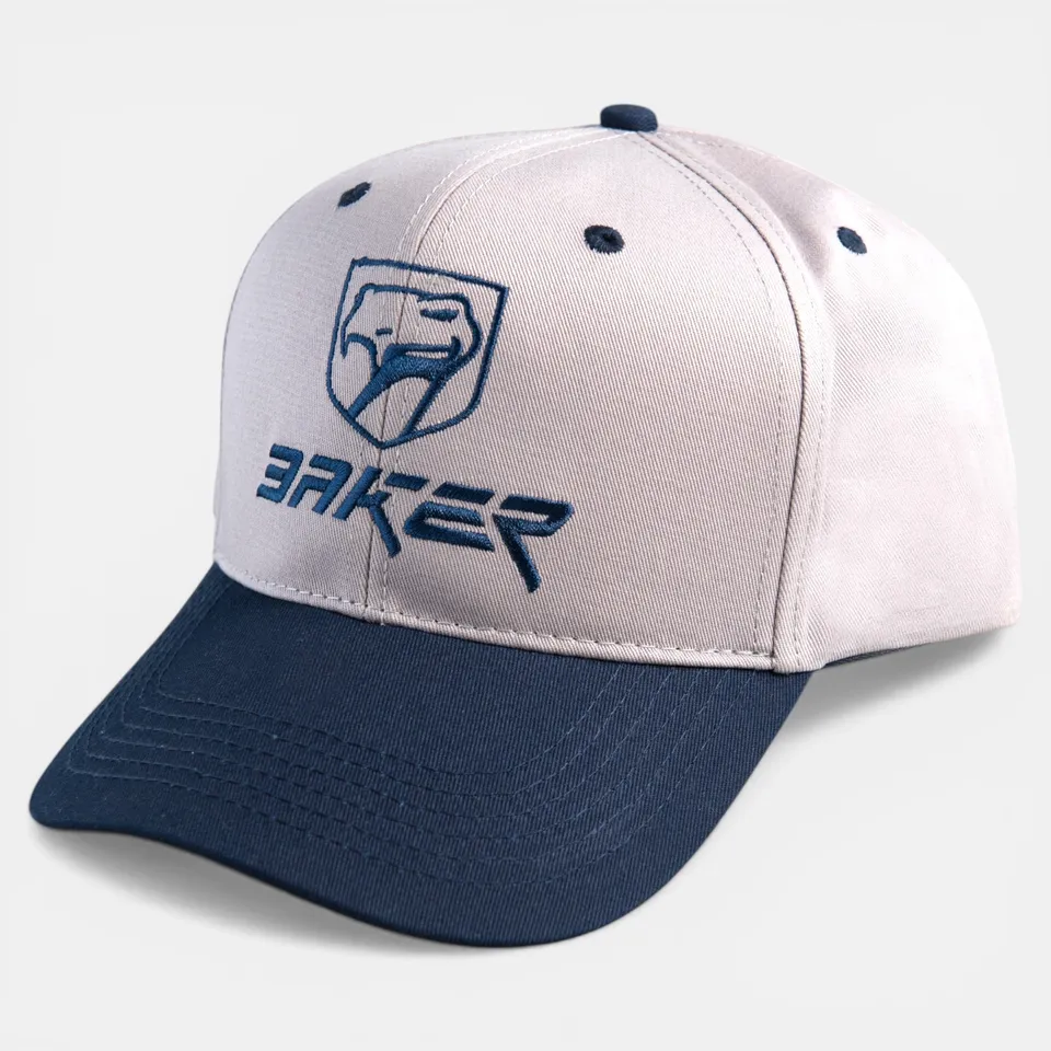 baker-skateboards-viper-snapback-cap-6-panel-100-baumwolle-frontstickerei image 1