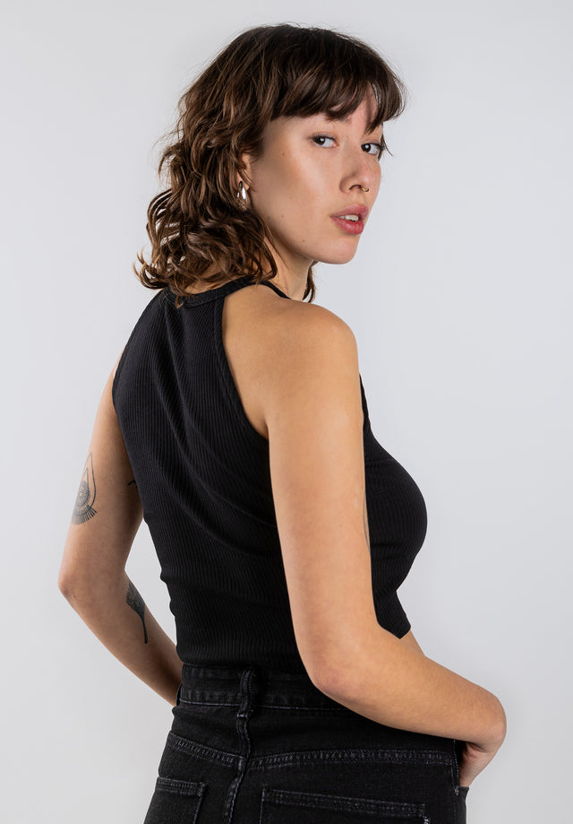 titus-rois-top-rmelloses-crop-top-mit-hohem-kragen-und-ribbed-jersey image 3