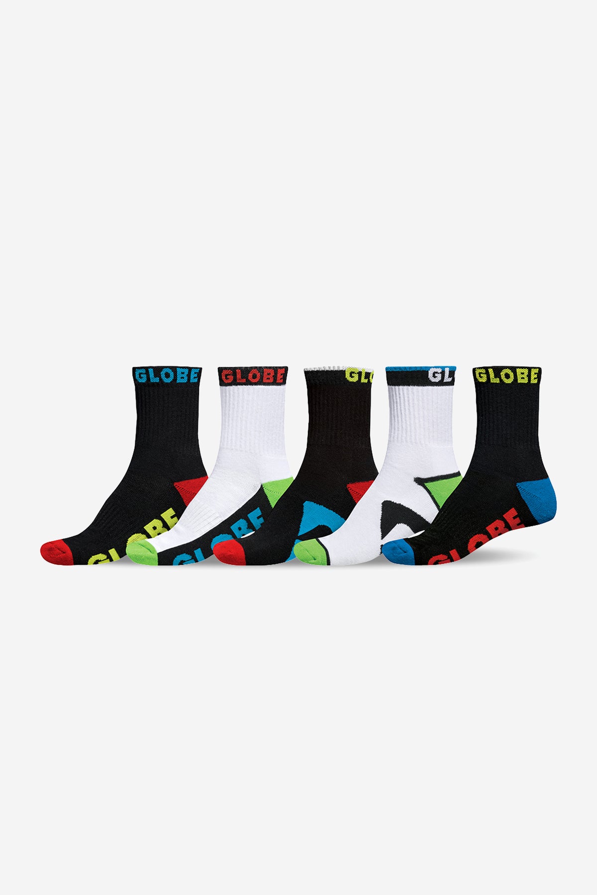 globe-youth-destroyer-crew-socken-5er-pack-assorted image 1